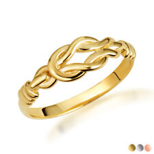 Gold Love Knot Band Ring