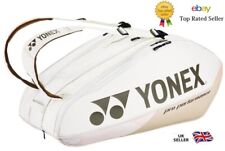 Yonex Pro Racquet Bag 9-Pack White | Tennis/Badminton | UK Seller | New 