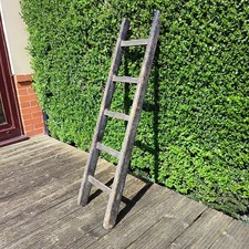 Vintage Wooden ladder 5 Rung