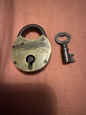 Antique Padlock And Key