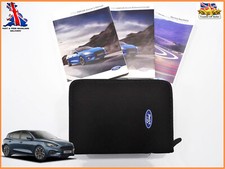 GENUINE FORD FOCUS 2018-2022 HANDBOOK OWNERS MANUAL SERVICE BOOK WALLET PACK