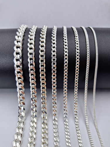 Italian style heavy solid - solid, 925