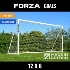 FORZA Football Goal | 12ft x 6ft PVC Goal | Garden Football Goal | Kid Size Goal
