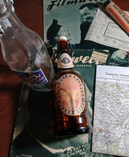 WW2 German reproduction beer bottle, new with period label #1