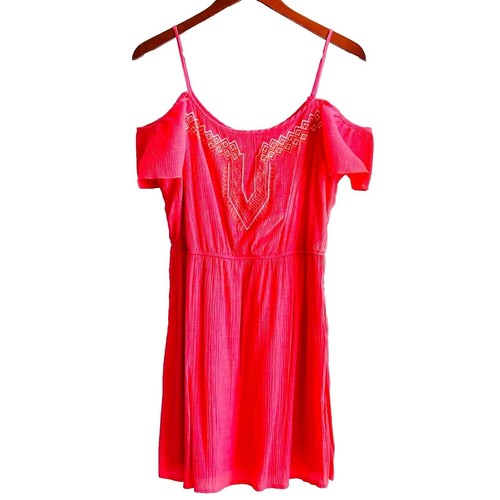 Deb cotton gauze mini dress - gauze,
