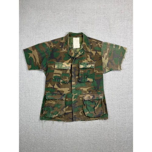 Cut camo field jacket - camo,