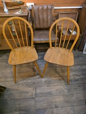 Ercol Blondewood Pair Vintage
