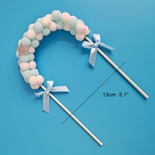 Plush Ball Arch Cake topper