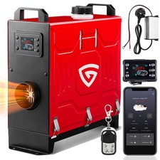 8KW 12V/24V 220-240V Air Diesel Heater LCD Bluetooth App + Adapter RV Truck Boat
