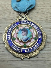 Rare Masonic Alexandra