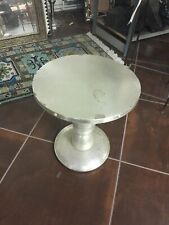 Moroccan silver table, damaged