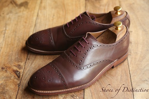 Grenson burgundy brown leather - grenson,
