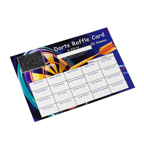 Darts square scratch - square, cards