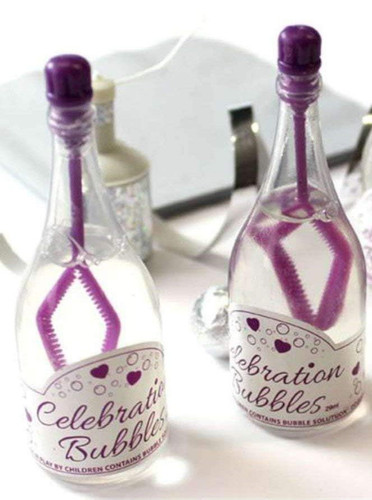 Champagne bottle bubbles - bottle, x24