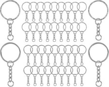 25MM SPLIT RING WITH CHAIN AND