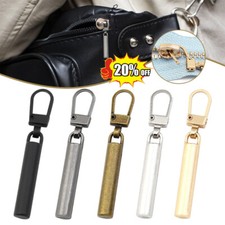 2x Replacement  Universal Metal Zipper Pull Fixer Slider Puller Repair Zip Head