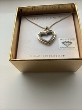Mestige Heart Necklace with Swarovski Crystals In Gift Box