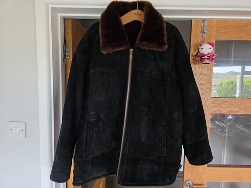 Sheepskin lined suede flying - lined,