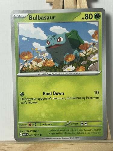Bulbasaur 001 132 common mega - 001/132,
