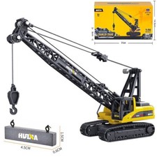 1:50 Huina Alloy Crane Truck Diecast Hoist Construction Model Vehicle Car Toys