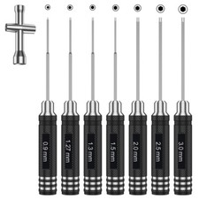 7x Professional RC Car Hex Screwdriver Screw Driver Repair Tool Set Allen Key