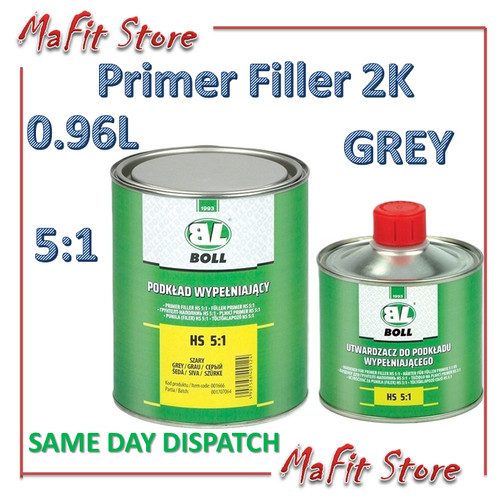 Grey primer high build kit - grey,