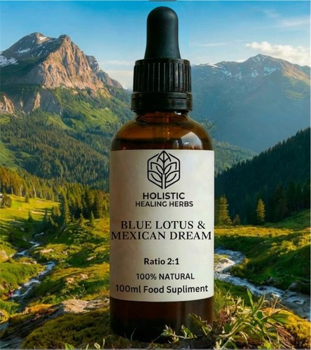 Holistic healing herbs blue - healing,