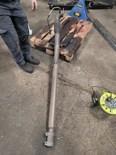 Turbo exhaust downpipe - exhaust,