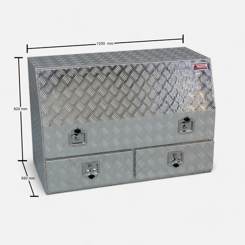 Aluminium large lockable - aluminium,