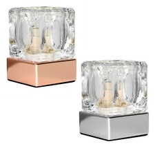 Glass Ice Cube Touch Dimmer