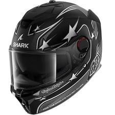 Shark Spartan GT Pro Motorcycle Helmet - Flag Staff Matt Black /Anthracite/Black