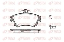 Brake pads Front Axle 0708.02