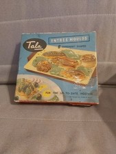 Vintage original Tala Ware Entree Moulds no 1963 in Aluminium original box
