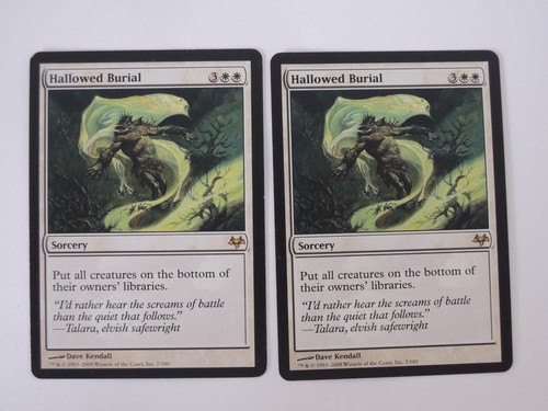 Mtg hallowed burial - hallowed,