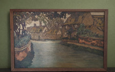 Original Art Deco Country Lane