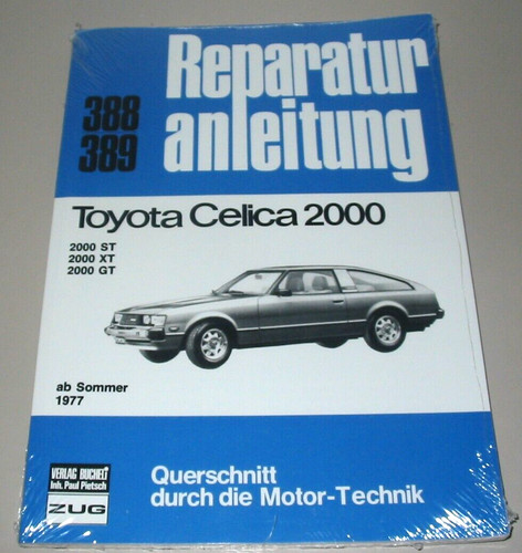 Repair manual toyota - manual, celica