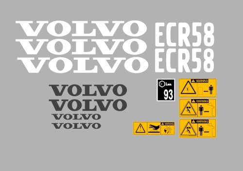 Volvo ecr58 digger - ecr58,