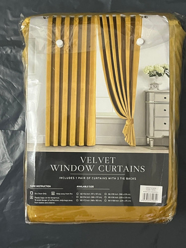Yellow velvet lined opaque - yellow,