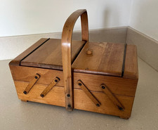 vintage mid century wooden