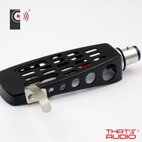 Black metal headshell - black, (hs-13)