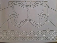 Glitter Girls The KEEPSAKE Card Craft Embossing Board Butterfly And Books Etc