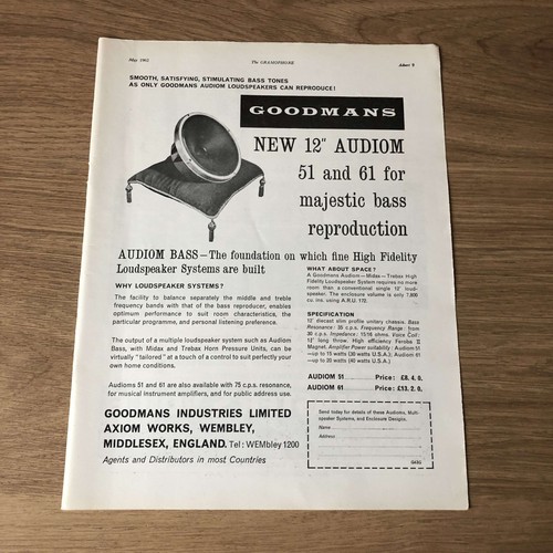 Gram185 magazine advert 11x8 - magazine,
