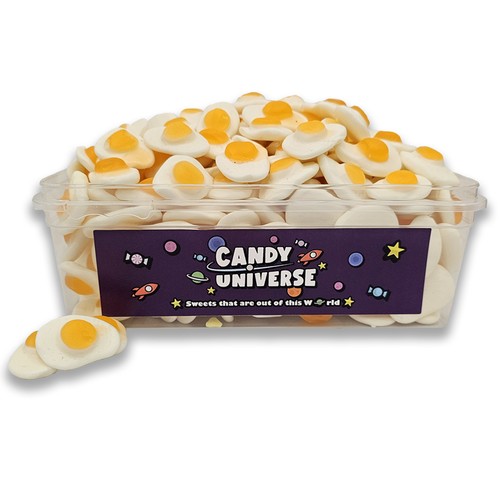 Candy universe fried eggs tub - candy,