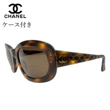 CHANEL Matelasse Sunglasses Tortoiseshell Brown 5009 c.502/93