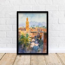 Marrakesh Morocco Watercolor
