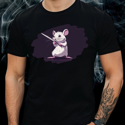Mens psycho rat - mens, cotton