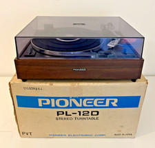 Restored Pioneer PL-12D Turntable - Boxed with Instructions - Shure M75EJ