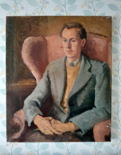 Antique oil painting john - of,