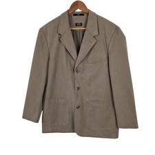 Camel Active Blazer Jacket Mens 22" PTP Beige Brown Chore Safari Travel 