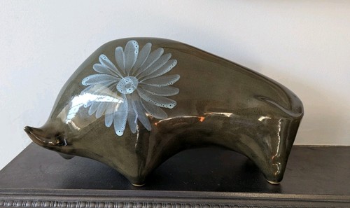 Large vintage lotus - lotus, pottery